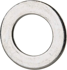 Value Collection - M22 Screw, Grade 8 Steel Standard Flat Washer - 23mm ID x 39mm OD, 3mm Thick, Zinc-Plated Finish - Industrial Tool & Supply