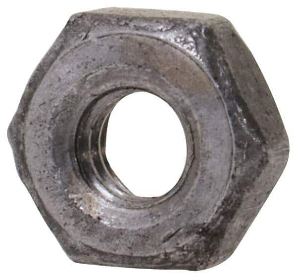 Value Collection - M2.5x0.45 Steel Right Hand Hex Nut - 4mm Across Flats, 1.6mm High, Uncoated - Industrial Tool & Supply