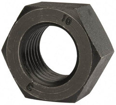 Value Collection - M36x4.00 Steel Right Hand Hex Nut - 55mm Across Flats, 29mm High, Uncoated - Industrial Tool & Supply