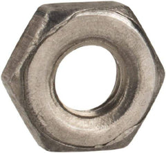 Value Collection - M3x0.50 Steel Right Hand Hex Jam Nut - 5.5mm Across Flats, 1.8mm High, Uncoated - Industrial Tool & Supply