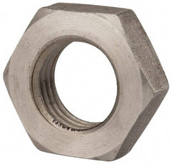 Value Collection - M36x4.00 Steel Right Hand Hex Jam Nut - 55mm Across Flats, 18mm High, Uncoated - Industrial Tool & Supply