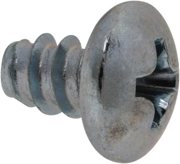 Value Collection - #8 Pan Head Phillips Sheet Metal Screw - Steel, 1/4" Length Under Head, Grade 2 - Industrial Tool & Supply