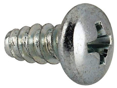 Value Collection - #10 Pan Head Phillips Sheet Metal Screw - Steel, 3/8" Length Under Head, Grade 2 - Industrial Tool & Supply