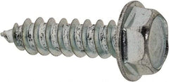Value Collection - #8 Hex Washer Head Sheet Metal Screw - Steel, 5/8" Length Under Head, Grade 2 - Industrial Tool & Supply