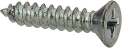 Value Collection - #7 Flat Head Phillips Sheet Metal Screw - Steel, 3/4" OAL, Grade 2 - Industrial Tool & Supply