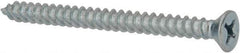 Value Collection - #14 Flat Head Phillips Sheet Metal Screw - Steel, 3" OAL, Grade 2 - Industrial Tool & Supply
