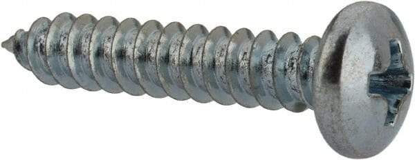 Value Collection - #8 Pan Head Phillips Sheet Metal Screw - Steel, 7/8" Length Under Head, Grade 2 - Industrial Tool & Supply