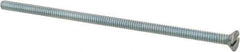 Value Collection - #6-32 UNC, 3-1/2" OAL Slotted Drive Machine Screw - Flat Head, Grade 2 Steel, Zinc-Plated Finish, Without Washer - Industrial Tool & Supply