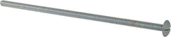 Value Collection - #6-32 UNC, 4" Length Under Head Slotted Drive Machine Screw - Truss Head, Grade 2 Steel, Zinc-Plated Finish, Without Washer - Industrial Tool & Supply