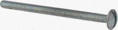 Value Collection - #8-32 UNC, 2-1/2" Length Under Head Slotted Drive Machine Screw - Truss Head, Grade 2 Steel, Zinc-Plated Finish, Without Washer - Industrial Tool & Supply
