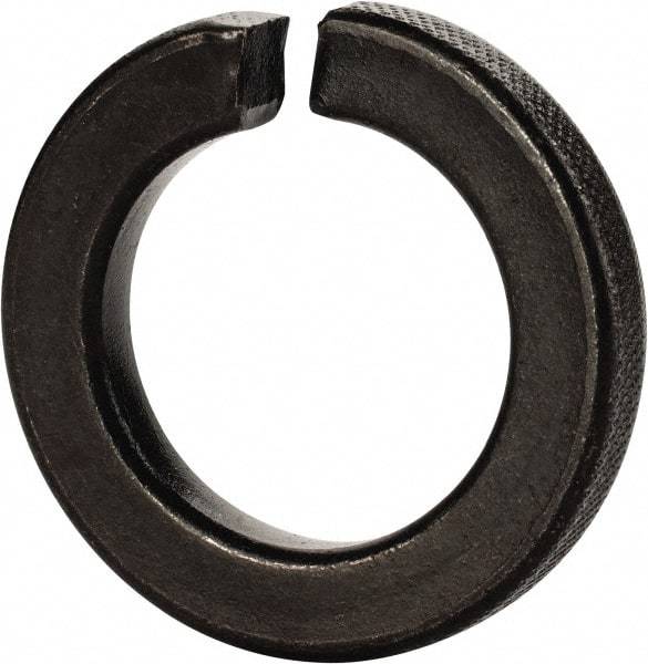 Value Collection - 1-3/8", 1.379" ID, 0.344" Thick Split Lock Washer - Grade 2 Steel, Uncoated, 1.379" Min ID, 1.408" Max ID, 2.219" Max OD - Industrial Tool & Supply