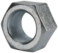 Value Collection - 2-12 UN Steel Right Hand Hex Nut - 3" Across Flats, 1-23/32" High, Zinc Clear Finish - Industrial Tool & Supply