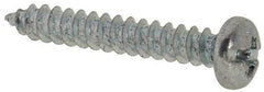 Value Collection - #4 Pan Head Slotted Phillips Sheet Metal Screw - Steel, 3/4" Length Under Head, Grade 2 - Industrial Tool & Supply