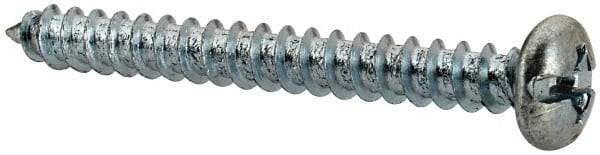 Value Collection - #6 Pan Head Slotted Phillips Sheet Metal Screw - Steel, 1-1/4" Length Under Head, Grade 2 - Industrial Tool & Supply