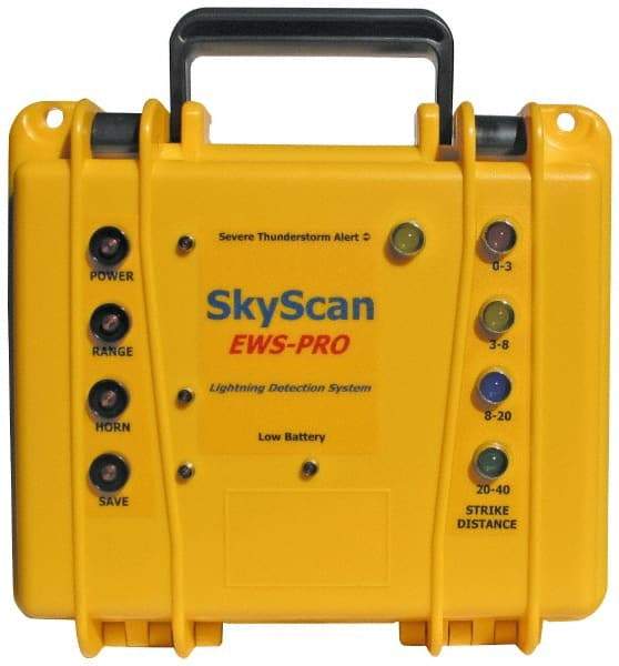 SkyScan - Weather Detectors & Alarms Type: Lightning Detector Range (Miles): 40 - Industrial Tool & Supply