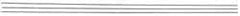 Van Keuren - 80 TPI, 0.0125 Inch Pitch, 2 Inch Long, Thread Pitch Diameter Measuring Wire - 0.0072 Inch Nominal Best Wire Diameter, 0.0108 Inch Nominal Constant, 3 Pieces - Industrial Tool & Supply