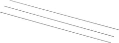 Van Keuren - 64 TPI, 1/64 Inch Pitch, 2 Inch Long, Thread Pitch Diameter Measuring Wire - 0.009 Inch Nominal Best Wire Diameter, 0.0135 Inch Nominal Constant, 3 Pieces - Industrial Tool & Supply