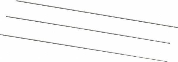 Van Keuren - 36 TPI, 0.0278 Inch Pitch, 2 Inch Long, Thread Pitch Diameter Measuring Wire - 0.016 Inch Nominal Best Wire Diameter, 0.0241 Inch Nominal Constant, 3 Pieces - Industrial Tool & Supply