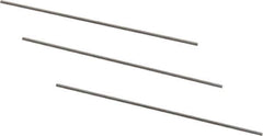 Van Keuren - 18 TPI, 0.0556 Inch Pitch, 2 Inch Long, Thread Pitch Diameter Measuring Wire - 0.0321 Inch Nominal Best Wire Diameter, 0.0481 Inch Nominal Constant, 3 Pieces - Industrial Tool & Supply