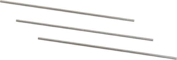 Van Keuren - 16 TPI, 1/16 Inch Pitch, 2 Inch Long, Thread Pitch Diameter Measuring Wire - 0.0361 Inch Nominal Best Wire Diameter, 0.0541 Inch Nominal Constant, 3 Pieces - Industrial Tool & Supply