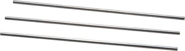Van Keuren - 14 TPI, 0.0714 Inch Pitch, 2 Inch Long, Thread Pitch Diameter Measuring Wire - 0.0412 Inch Nominal Best Wire Diameter, 0.0619 Inch Nominal Constant, 3 Pieces - Industrial Tool & Supply