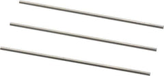 Van Keuren - 12 TPI, 0.0833 Inch Pitch, 2 Inch Long, Thread Pitch Diameter Measuring Wire - 0.0481 Inch Nominal Best Wire Diameter, 0.0722 Inch Nominal Constant, 3 Pieces - Industrial Tool & Supply