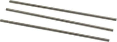 Van Keuren - 11 TPI, 0.0909 Inch Pitch, 2 Inch Long, Thread Pitch Diameter Measuring Wire - 0.0525 Inch Nominal Best Wire Diameter, 0.0787 Inch Nominal Constant, 3 Pieces - Industrial Tool & Supply