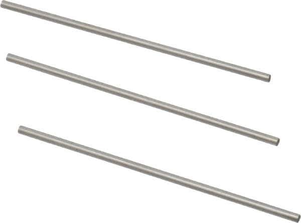 Van Keuren - 10 TPI, 0.1 Inch Pitch, 2 Inch Long, Thread Pitch Diameter Measuring Wire - 0.0577 Inch Nominal Best Wire Diameter, 0.0866 Inch Nominal Constant, 3 Pieces - Industrial Tool & Supply