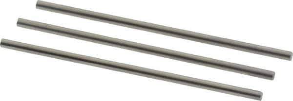 Van Keuren - 8 TPI, 1/8 Inch Pitch, 2 Inch Long, Thread Pitch Diameter Measuring Wire - 0.0722 Inch Nominal Best Wire Diameter, 0.1083 Inch Nominal Constant, 3 Pieces - Industrial Tool & Supply