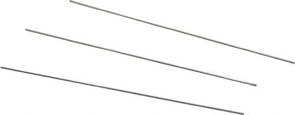 Van Keuren - 0.7mm Pitch, 1-1/2 Inch Long, Thread Pitch Diameter Measuring Wire - 0.4mm Nominal Best Wire Diameter, 0.0239 Inch Nominal Constant, 3 Pieces - Industrial Tool & Supply