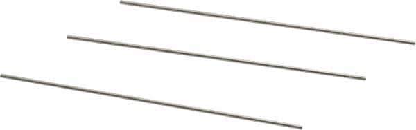 Van Keuren - 1.25mm Pitch, 1-1/2 Inch Long, Thread Pitch Diameter Measuring Wire - 0.72mm Nominal Best Wire Diameter, 0.0426 Inch Nominal Constant, 3 Pieces - Industrial Tool & Supply