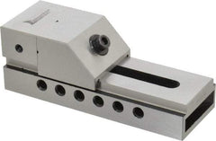 Interstate - 2" Jaw Width, 2-1/2" Jaw Opening Capacity, 1" Jaw Height, Toolmaker's Vise - Flat Jaw, 0.0002" Parallelism, 0.0002" Squareness, 5-1/2" OAL x 1-31/32" OAH - Industrial Tool & Supply
