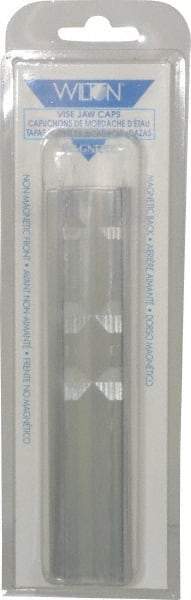 Wilton - 6" Jaw Width, Aluminum, Vise Jaw Cap - Magnetic Attachment - Industrial Tool & Supply
