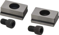 Kurt - 11/16" Base Width, 9/16" Slot Width, 1/4" Fastener Diam Compatibility, Step Fixture Key - 7/32" Slot Height, 0.12" Base Height, 1" OAL x 11/16" Overall Width x 3/8" Overall Height - Industrial Tool & Supply