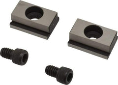 Kurt - 11/16" Base Width, 1/2" Slot Width, 1/4" Fastener Diam Compatibility, Step Fixture Key - 7/32" Slot Height, 0.12" Base Height, 1" OAL x 11/16" Overall Width x 3/8" Overall Height - Industrial Tool & Supply