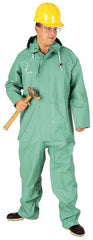 OnGuard - Size S, Green, Chemical Coverall - 1 Pocket, Open Ankle, Open Wrist - Industrial Tool & Supply