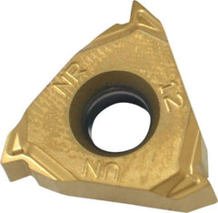 Seco - 16NR Internal Right Hand 12 UN Laydown Threading Insert - Grade CP500, TiAlN/TiN Coated Carbide - Industrial Tool & Supply
