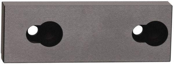 Kurt - 5.969" Wide x 1.88" High x 0.981" ThickFlat/No Step Vise Jaw - Aluminum, Fixed Jaw, Compatible with 6" Vises - Industrial Tool & Supply