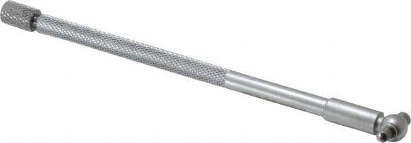 SPI - 5/16 to 1/2 Inch, 5-7/8 Inch Overall Length, Telescoping Gage - 4 Inch Long Handle, Hardened Tool Steel, Satin Chrome Finish - Industrial Tool & Supply