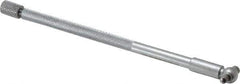 SPI - 5/16 to 1/2 Inch, 5-7/8 Inch Overall Length, Telescoping Gage - 4 Inch Long Handle, Hardened Tool Steel, Satin Chrome Finish - Industrial Tool & Supply
