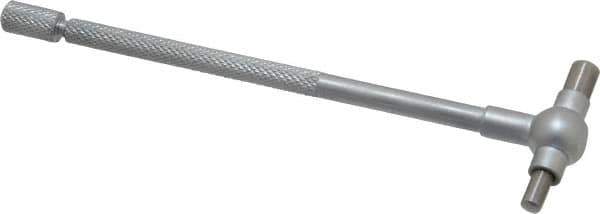 SPI - 3/4 to 1-1/4 Inch, 4.4 Inch Overall Length, Telescoping Gage - 4 Inch Long Handle, Hardened Tool Steel, Satin Chrome Finish - Industrial Tool & Supply