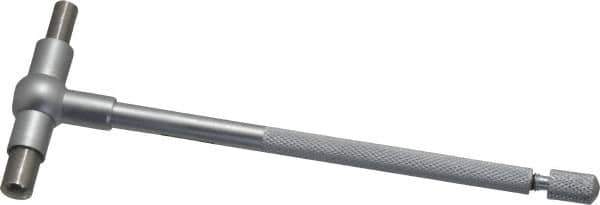 SPI - 1-1/4 to 2-1/8 Inch, 5-7/8 Inch Overall Length, Telescoping Gage - 5 Inch Long Handle, Hardened Tool Steel, Satin Chrome Finish - Industrial Tool & Supply