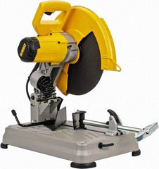 DeWALT - 14" Blade Diam, 1" Arbor Hole, Miter Chop & Cutoff Saw - 1 Phase, 4,000 RPM, 5.5 hp, 120 Volts - Industrial Tool & Supply