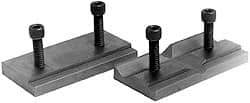 Cardinal Tool - 8" Wide x 3mm High, Step Vise Jaw - Hard, Steel, Fixed Jaw, Compatible with 8" Vises - Industrial Tool & Supply
