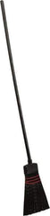 PRO-SOURCE - 56" OAL Polypropylene Bristle Corn Broom - Plastic-Coated Metal Handle - Industrial Tool & Supply