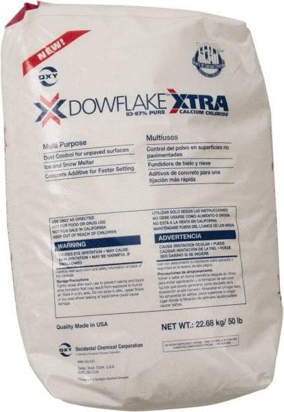 Peladow - 50 Lb Bag Calcium Chloride Granules - Effective to -25°F - Industrial Tool & Supply