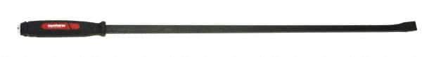 Mayhew - 42" OAL Straight Screwdriver Pry Bar - 7/8" Wide, Alloy Steel - Industrial Tool & Supply