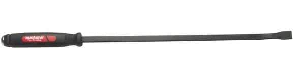 Mayhew - 31" OAL Straight Screwdriver Pry Bar - 5/8" Wide, Alloy Steel - Industrial Tool & Supply