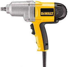 DeWALT - 1/2 Inch Drive, 345 Ft./Lbs. Torque, Pistol Grip Handle, 2,100 RPM, Impact Wrench - 7.5 Amps, 110 Volts - Industrial Tool & Supply