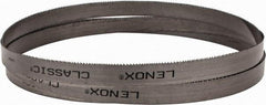 Lenox - 10 to 14 TPI, 7' 9" Long x 3/4" Wide x 0.035" Thick, Welded Band Saw Blade - Bi-Metal, Toothed Edge, Modified Raker Tooth Set, Flexible Back, Contour Cutting - Industrial Tool & Supply